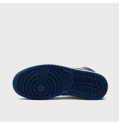 Кроссовки женские Air Jordan 1 Mid Blue/White BQ6472-146