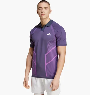 Поло чоловіче Adidas Tennis Pro Seamless Aeroready Freelift Polo Violet IM8894