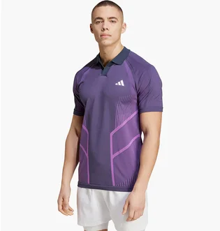 Поло мужское Adidas Tennis Pro Seamless Aeroready Freelift Polo Violet IM8894