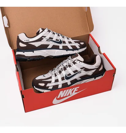 Кроссовки унисекс Nike P-6000 White/Brown HV8972-001