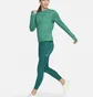 Легінси жіночі Nike Fast Mid-Rise 7/8 Graphic Leggings With Pockets Turquoise FB4656-381