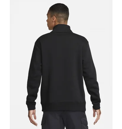 Світшот чоловічий Nike Sportswear Club Half Zip Sweatshirt Black Dd4732-011