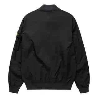 Куртка мужская Stone Island Logo Patch Zip Up Bomber Jacket Black 781542629-V0029
