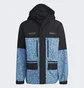 Куртка чоловіча Adidas Adventure Winter Allover Print Gore-Tex Jacket Light Blue/Black Hk5019