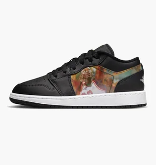 Кроссовки детские Nike Air Jordan 1 Low Black Dr9497-001