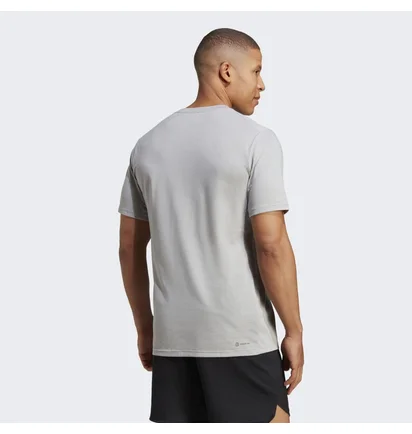 Футболка чоловіча Adidas Train Essentials Feelready Logo Training Tee Grey Ib8276