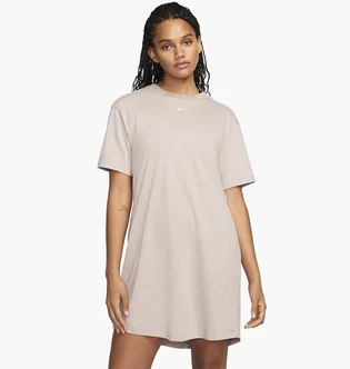 Платье женское Nike Nsw Essntl Ss Dress Tshrt Beige DV7882-104