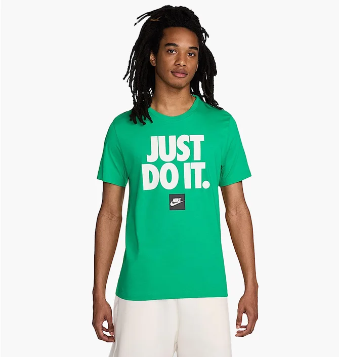 Футболка чоловіча Nike Nsw Tee Fran Jdi Verbiage Green DZ2989-324