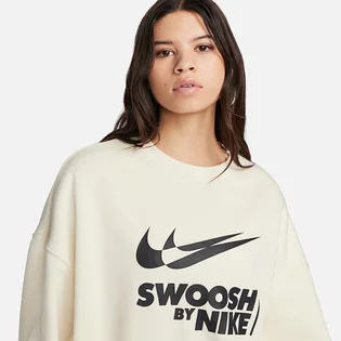 Світшот жіночий Nike Swoosh Oversized Fit Beige FZ4631-113