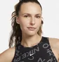 Топ женский Nike Pro Dri-Fit Crop Printed Tank Top Black FB5500-010