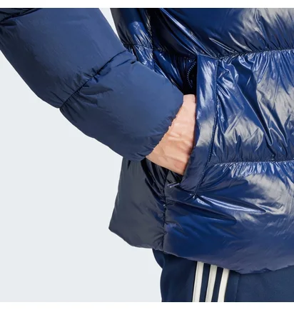 Пуховик чоловічий Adidas Adicolor Down Regen Hooded Puffer Jacket Blue IL2570