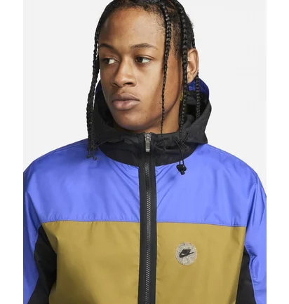 Куртка чоловіча Nike Sportswear Spu Woven Jacket Blue/Yellow Fb2192-382