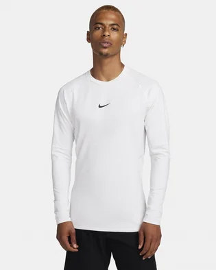 Лонгслив мужской Nike Pro Warm Long-Sleeve Top White FB7982-100