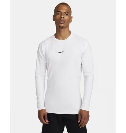 Лонгслів чоловічий Nike Pro Warm Long-Sleeve Top White FB7982-100