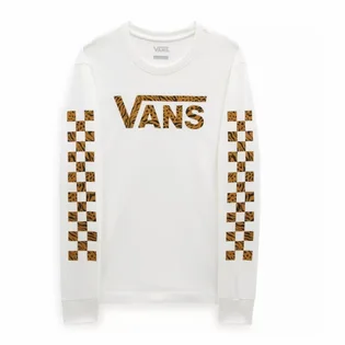 Лонгслив женский Vans Animash Ls Bff White VN000ADUFS8