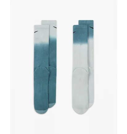 Шкарпетки унісекс Nike Everyday Plus Cush Crew Light Blue (2 пари) Dh6096-909
