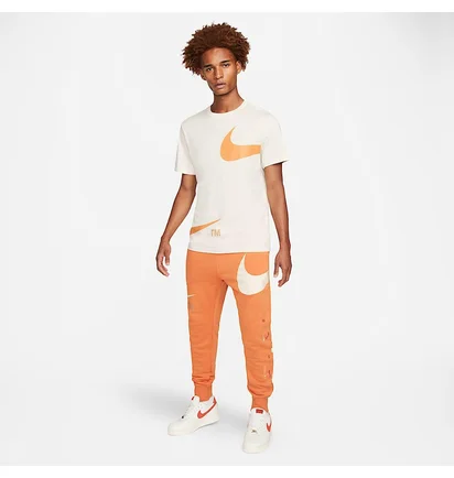 Штаны мужские Nike Sportswear Swoosh Orange DD6001-808