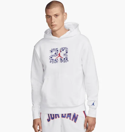Худи мужское Air Jordan Sport Dna Mens Fleece White Dj0218-100
