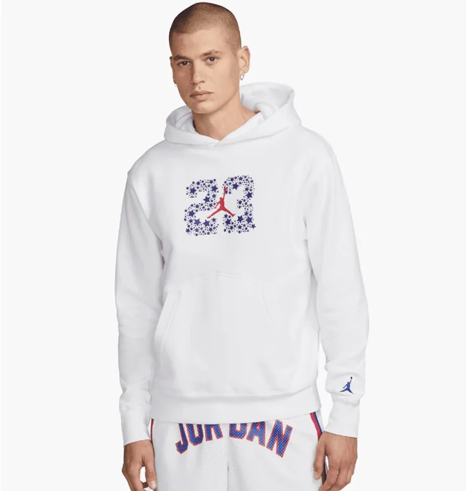 Худи мужское Air Jordan Sport Dna Mens Fleece White Dj0218-100