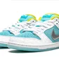 Кроссовки унисекс Nike Sb Dunk Low White/Turquoise DH7687-400