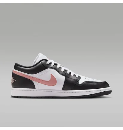 Кросівки чоловічі Air Jordan 1 Low White/Black 553558-165
