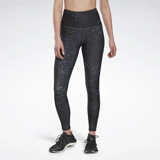Леггинсы женские Reebok Lux 2.0 Multi-Colored Speckle Leggings Black Hd0925