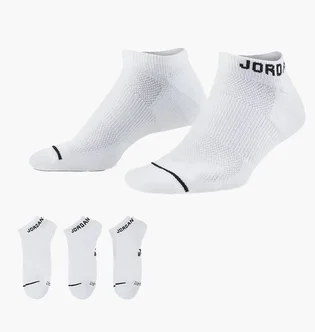 Носки мужские Jordan Jumpman No-Show (3 пары) White Sx5546-100