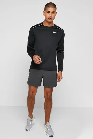 Лонгслив мужской Nike Dri-Fit Miller Running Black AJ7568-010