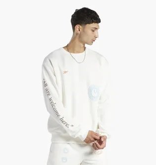 Свитшот мужской Reebok Classics Good Vibes White HT6116