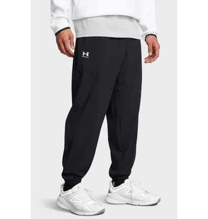 Штаны мужские Under armour Rival Wide Leg Pant Black 1386557-001