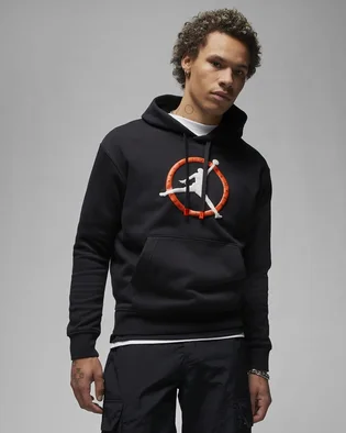 Худи мужское Air Jordan Air Flt Mvp Gfx Flc Po Black Fb7050-010