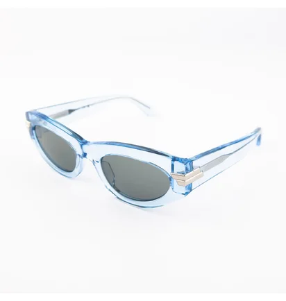 Сонцезахисні окуляри жіночі BOTTEGA VENETA Grey/Light Blue BV1189S-003-53