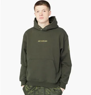 Худі чоловіче Air Jordan X Psg Fleece Pull-Over Hoodie Olive FN5324-355