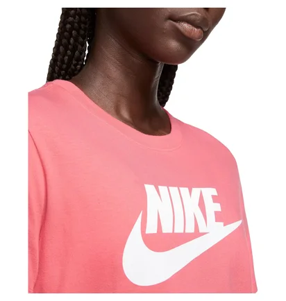 Футболка женская Nike Nsw Tee Essntl Icn Ftra Pink DX7906-894