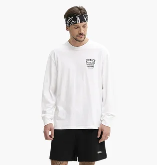 Лонгслів чоловічий Dickies Longsleeve White DK0A4Z930WH1