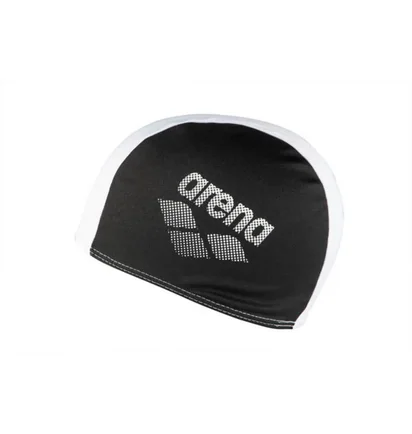 Шапочка для плавания детская Arena Polyester Ii Jr Black/White 002468-510