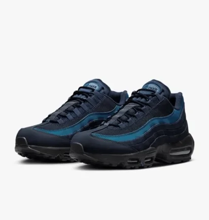 Кросівки чоловічі Nike Air Max 95 Black/Blue HQ3825-001