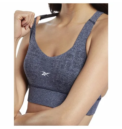 Топ женский Reebok United By Fitness Myoknit Seamless Sports Bra Blue FU2131