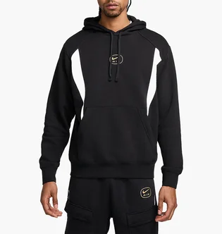 Худи мужское Nike Nsw Sw Air Po Hoody Flc Bb Black HM0175-010