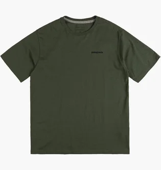 Футболка мужская Patagonia P-6 Logo Responsibili-Tee Green 38504-TPGN
