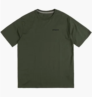 Футболка мужская Patagonia P-6 Logo Responsibili-Tee Green 38504-TPGN