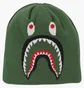 Шапка мужская Bape A Bathing Ape MenS Goods 2Nd Shark Knit Cap Green 1K70181007