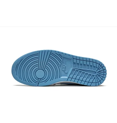 Кроссовки женские Air Jordan 1 Low Wmns White/Light Blue AO9944-441