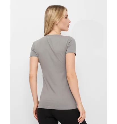 Футболка женская Kappa Mezza Manica Girocollo Grey K2501-GRIGIOUNITO