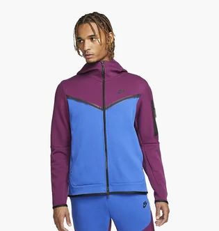 Толстовка мужская Nike Sportswear Tech Fleece Blue/Violet CU4489-610