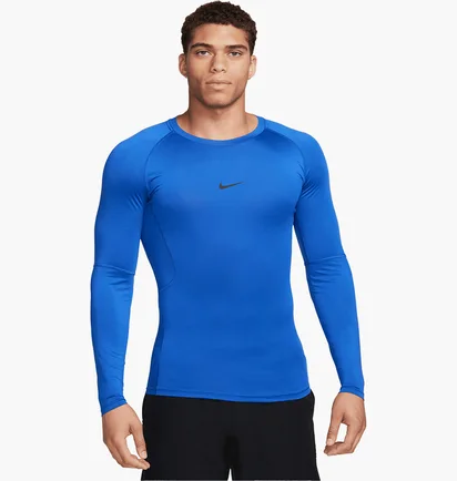 Лонгслив мужской Nike Pro Blue FB7919-480