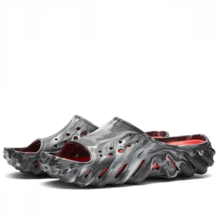 Тапочки мужские Crocs Echo Marbled Slide Grey 208467-0X9