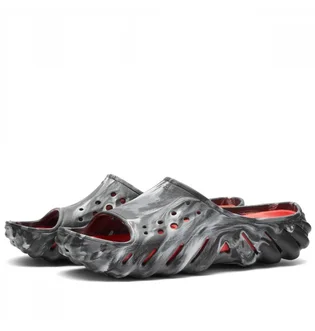 Тапочки чоловічі Crocs Echo Marbled Slide Grey 208467-0X9