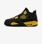 Кроссовки детские Air Jordan 4 Retro Thunder Gs Black 408452-017