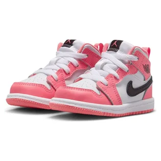 Кроссовки детские Air Jordan 1 Mid Baby/Toddler Shoes Pink/White DQ8425-602